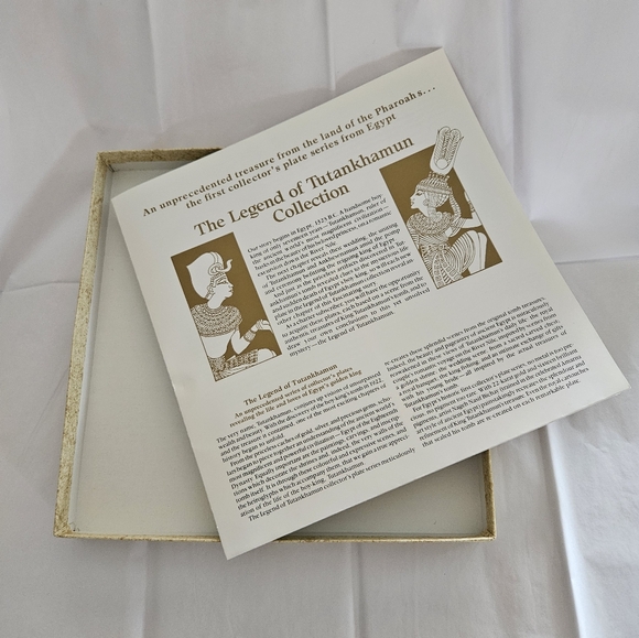 Vintage Tutankhamun collector plate. - Picture 5 of 5